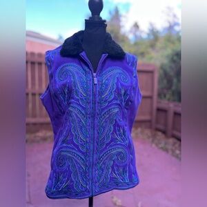 Bob Mackie Fleece Vest